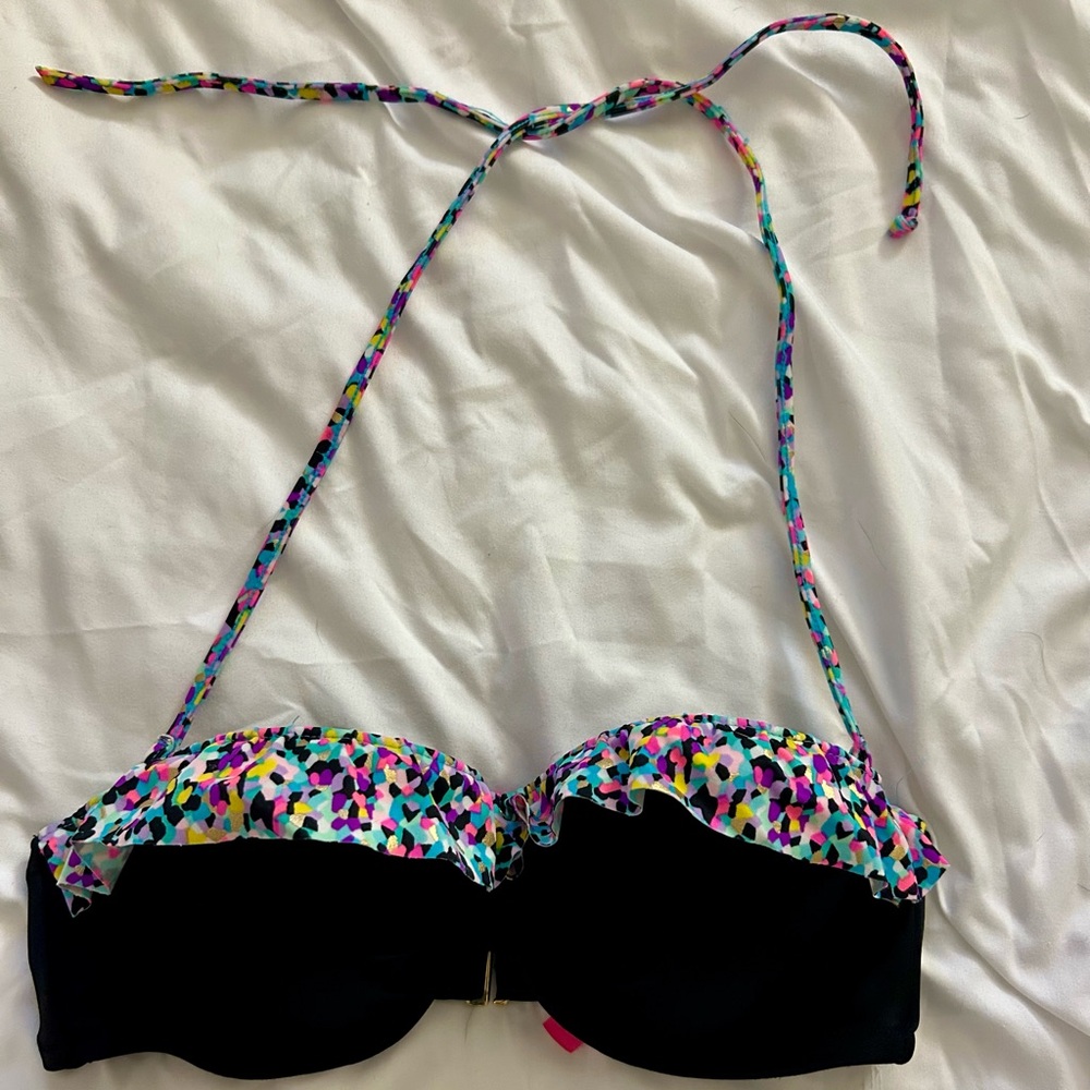 Victoria’s Secret Bandeau Halter Bikini Top 34 B